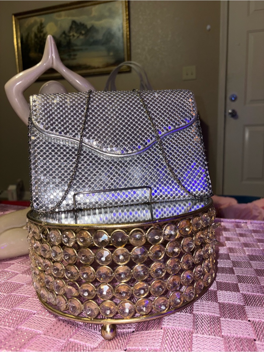 Chain mail bag vintage